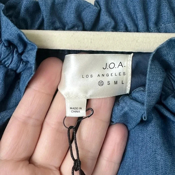 JOA Off the Shoulder Embroidered Dress - Size XS - NWT - Picture 11 of 13